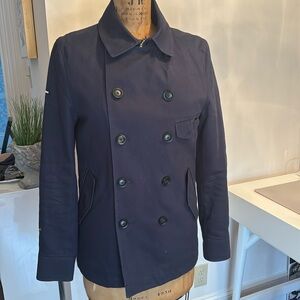 Superdry Men’s Navy Peacoat Sz S EUC